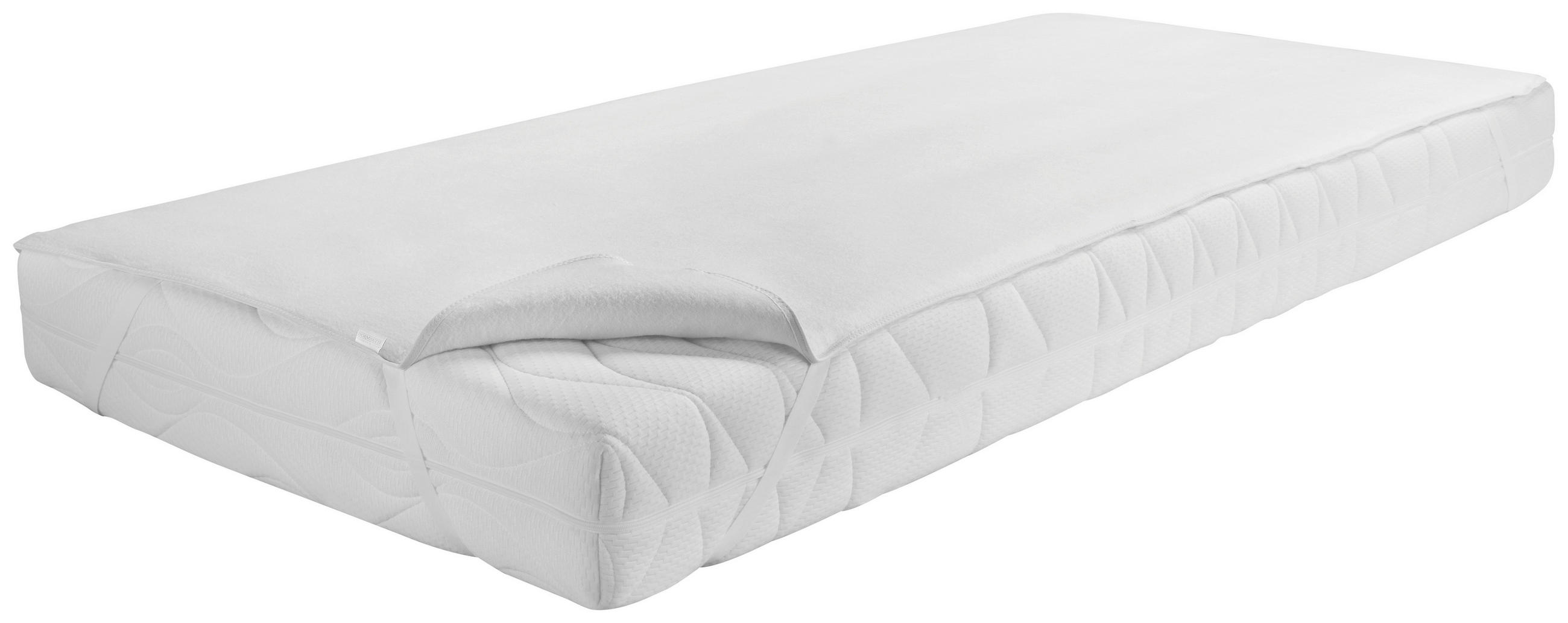 MATRATZENAUFLAGE    - Weiß, Basics, Naturmaterialien/Textil (90/200cm) - Sleeptex