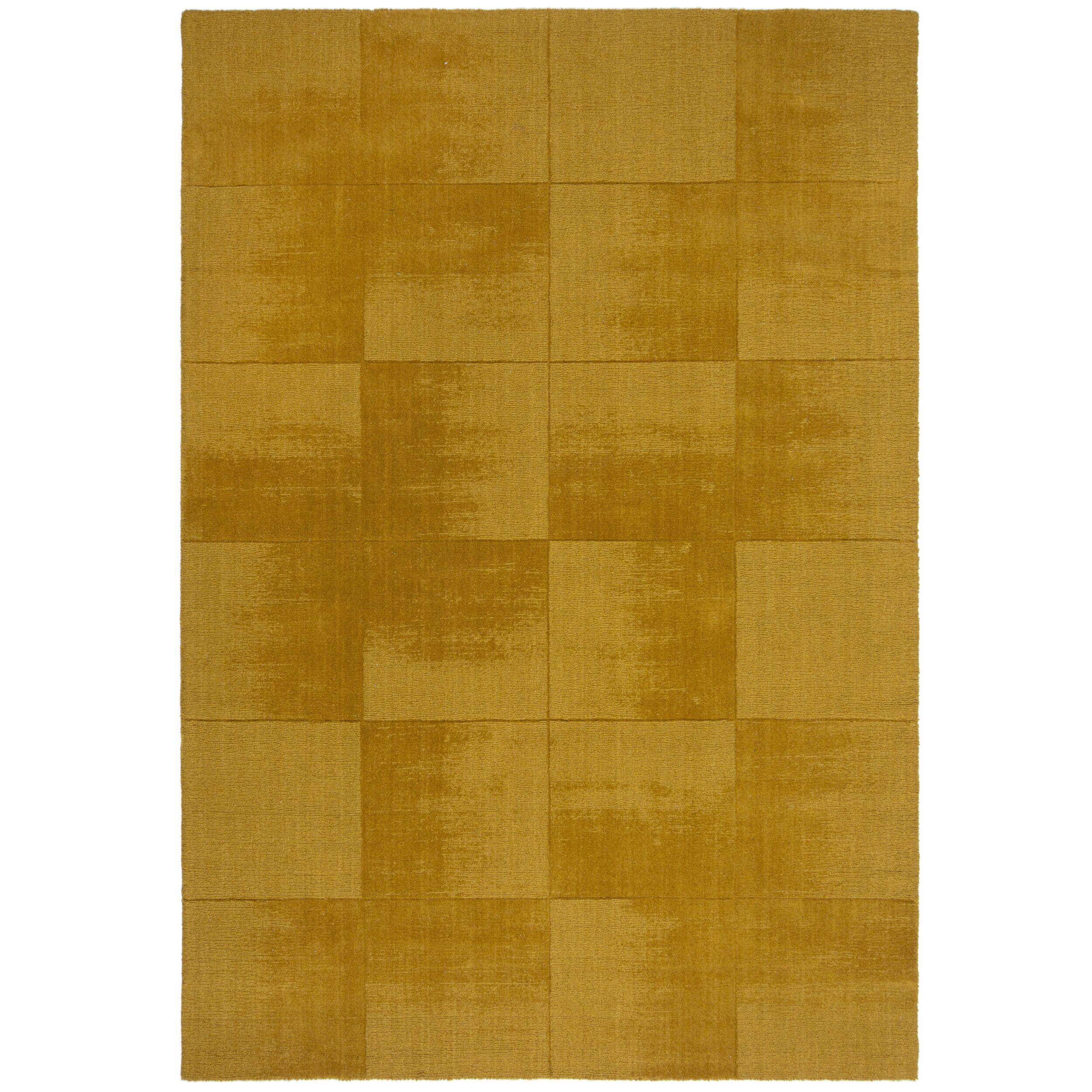 Flair Rugs Wollteppich Demi Gelb 200x290 cm