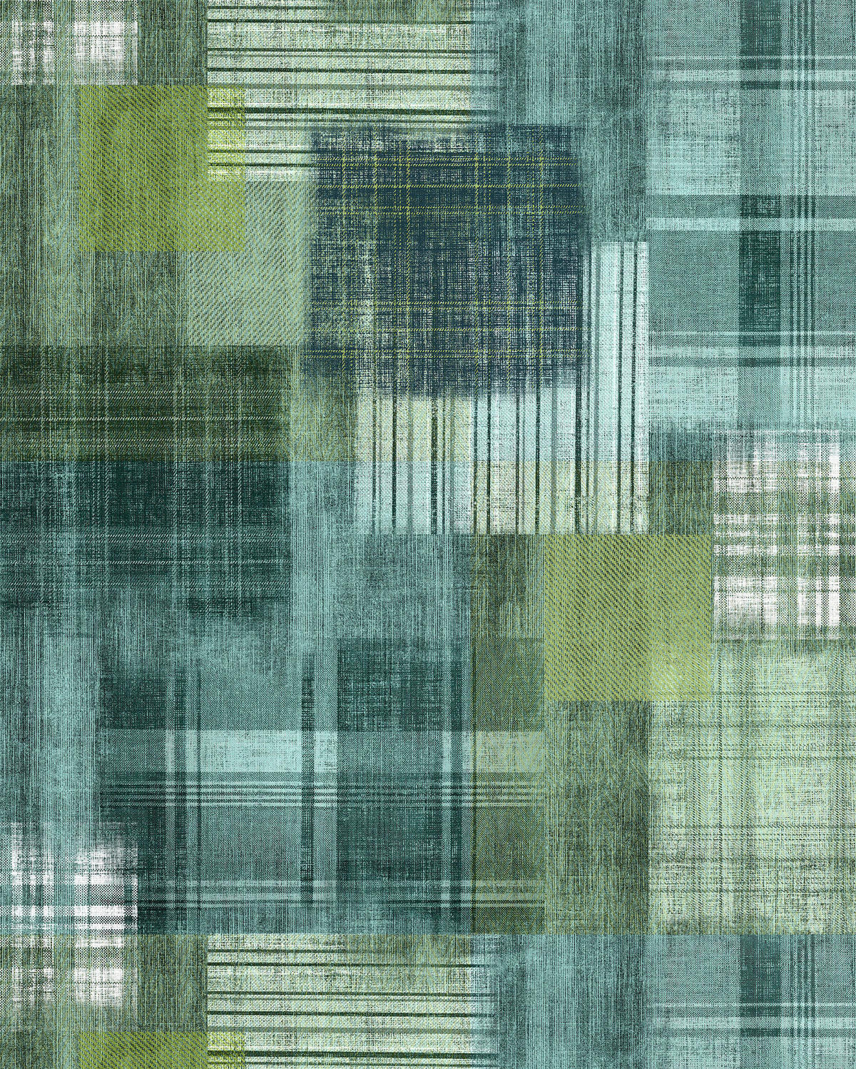 NON WOVEN-TAPET 200/250 cm  - grön/blå, Basics (200/250cm) - Komar