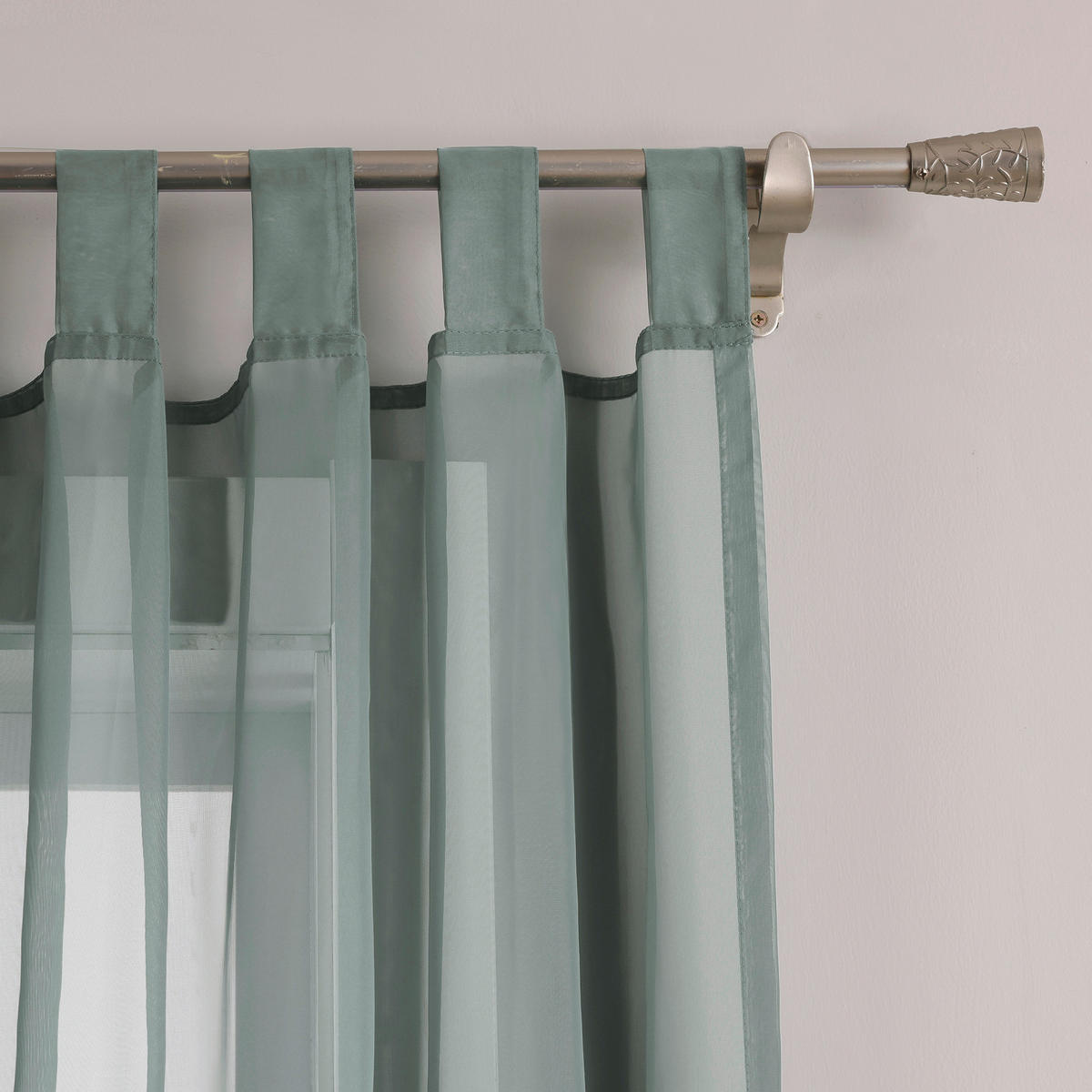 FERTIGVORHANG  transparent  140/225 cm   - Hellgrau, Basics, Textil (140/225cm) - Joyswahl