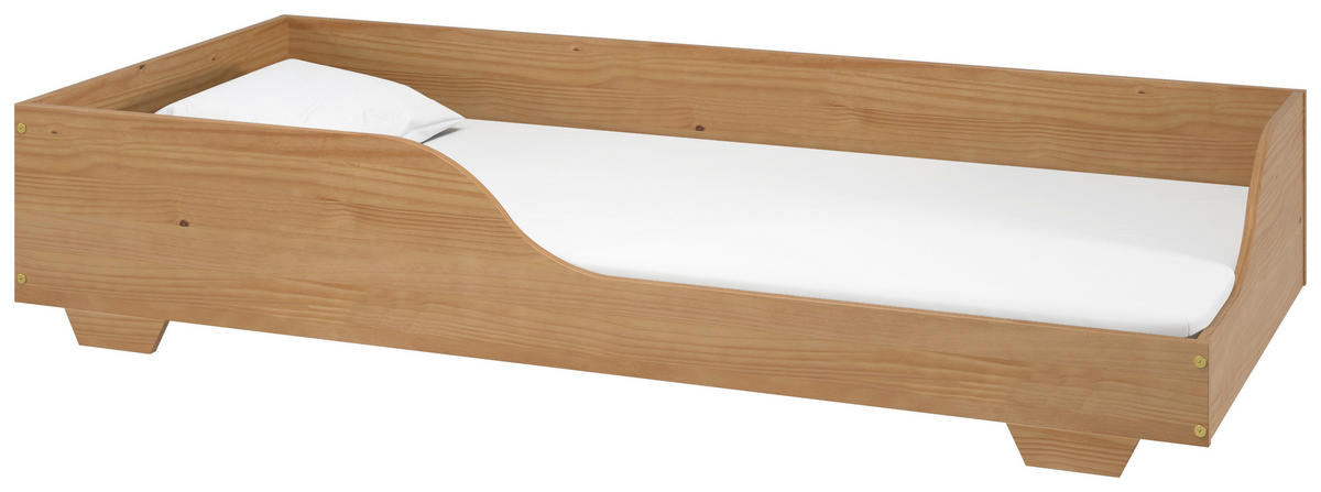 BODENBETT.    90/200 cm  - boje meda, Moderno, drvo (90/200cm) - MID.YOU
