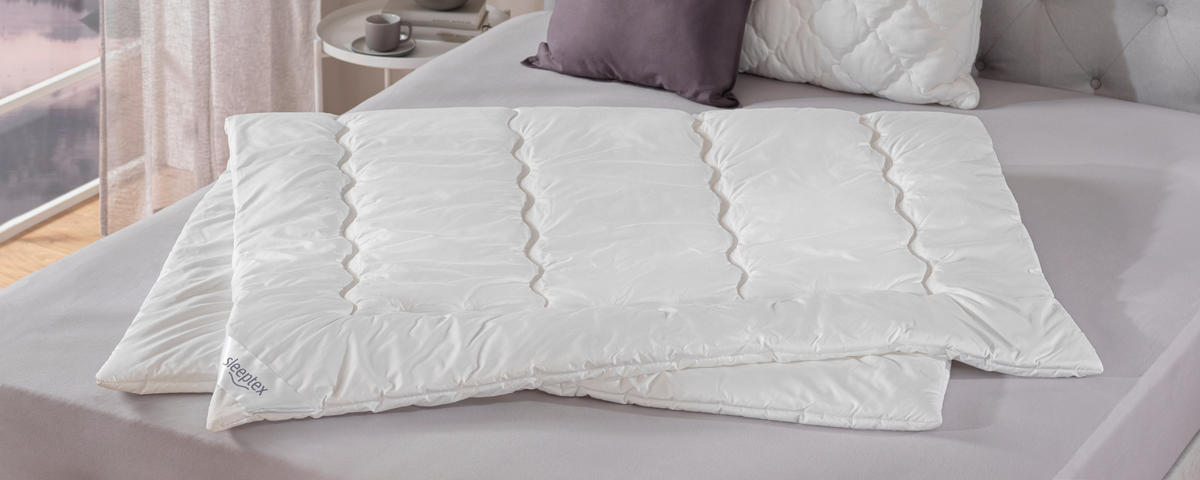 EGÉSZ ÉVES PAPLAN 140/200 cm  - fehér, Basics, textil (140/200cm) - Sleeptex