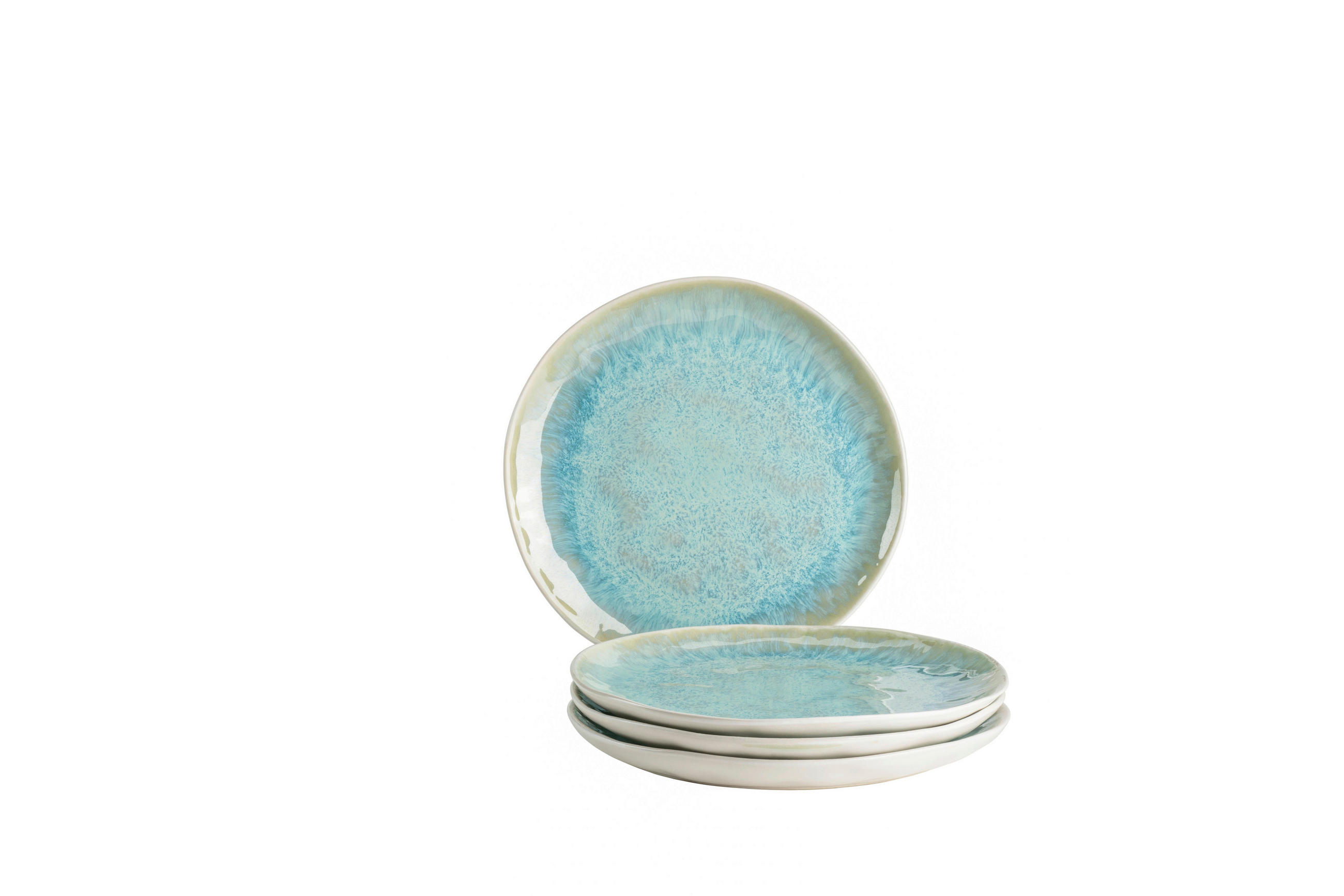 DESSERTTELLERSET Frozen 4-teilig  - Grün, Basics, Keramik (20cm) - Mäser