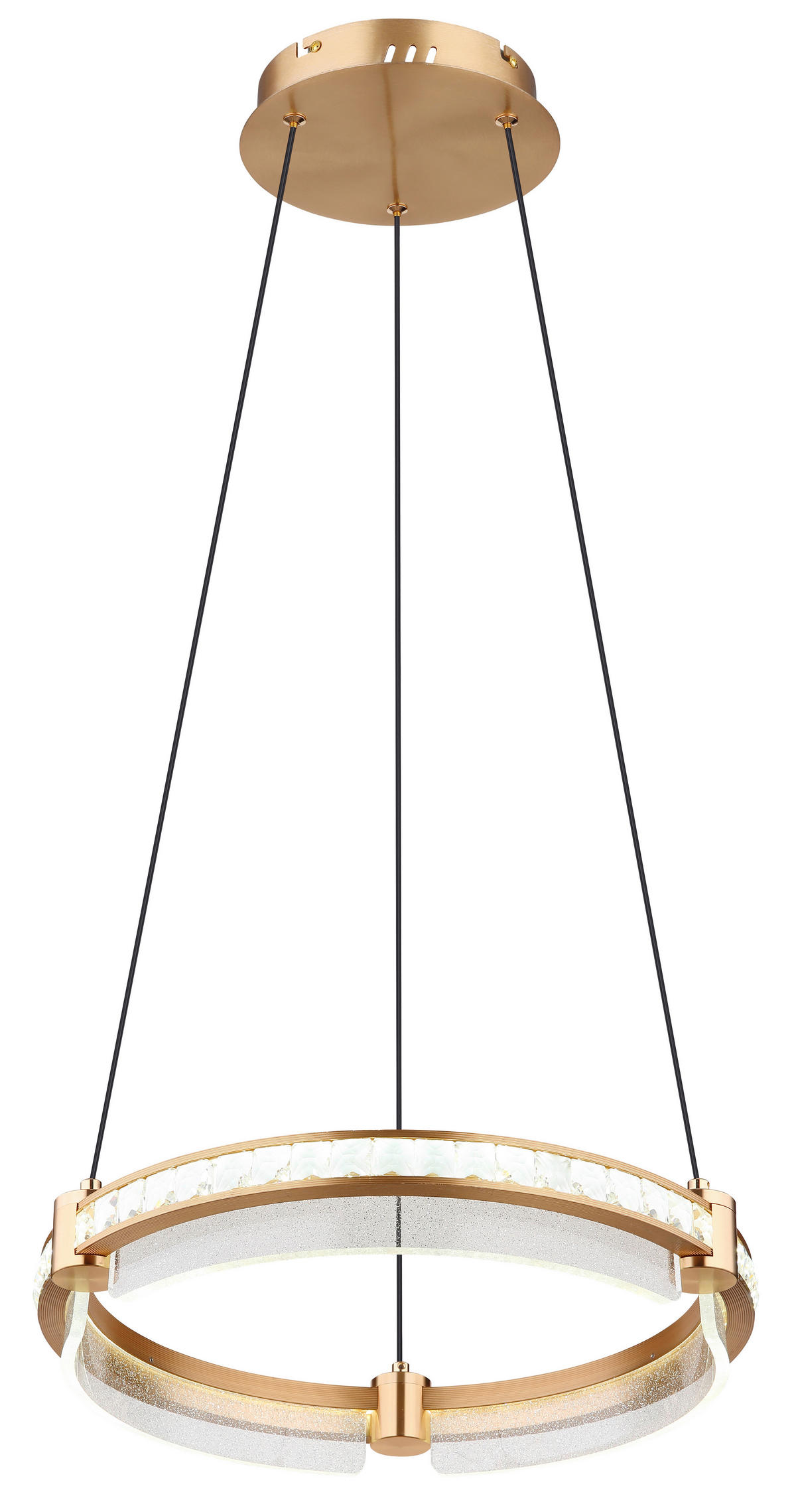 ZÁVĚSNÉ LED SVÍTIDLO, 40/120 cm  - černá/čiré, Design, kov/plast (40/120cm) - Globo