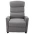 MASSAGESESSEL Webstoff Grau - Grau, Design, Textil (75/108-75/95-165cm) - Xora