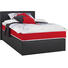 BOXSPRINGBETT 120/200 cm in Rot, Schwarz - Rot/Schwarz, Design, Kunststoff/Textil (120/200cm) - Carryhome BOXSPRINGBETT 120/200 cm in Rot, Schwarz - Rot/Schwarz, Design, Kunststoff/Textil (120/200cm) - Carryhome