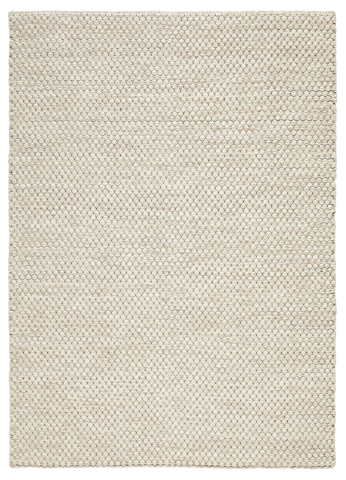 RUČNE TKANÝ KOBEREC, 130/190 cm, biela - biela, Konventionell, textil (130/190cm) - Boxxx