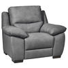 SESSEL mit elektr.Funktion Webstoff Grau    - Wengefarben/Weiß, KONVENTIONELL, Holz/Textil (119/96-157/99cm) - Livetastic