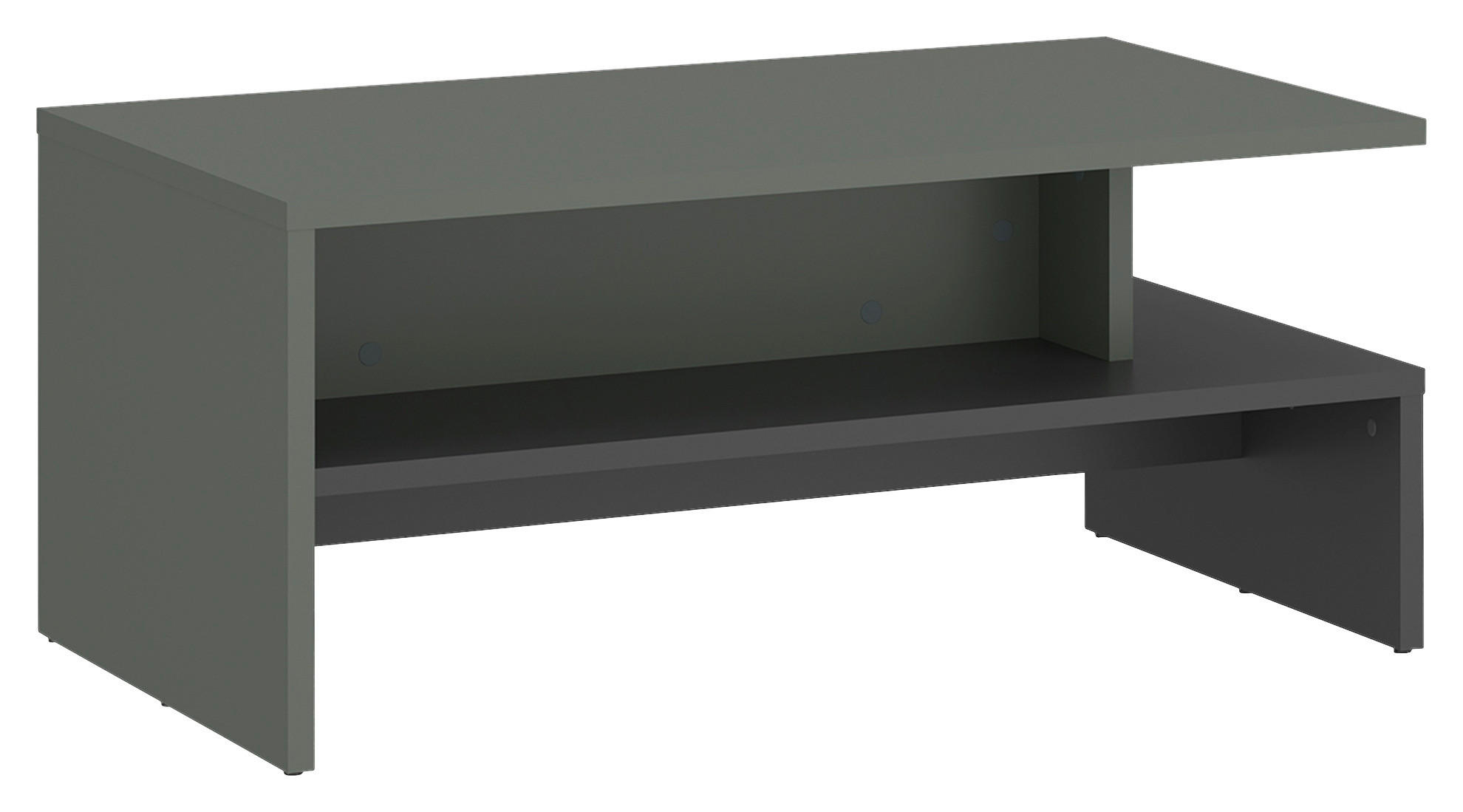 COUCHTISCH SHIRLEY 100/66/45,5 cm rechteckig Anthrazit, Grau, Grün  - Anthrazit/Grau, Design, Holzwerkstoff (100/66/45,5cm) - Carryhome