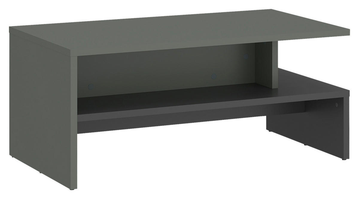 COUCHTISCH SHIRLEY 100/66/45,5 cm rechteckig Anthrazit, Grau, Grün  - Anthrazit/Grau, Design, Holzwerkstoff (100/66/45,5cm) - Carryhome