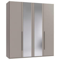 DREHTÜRENSCHRANK in Sahara  - Sahara, MODERN, Glas/Holzwerkstoff (180/208/58cm) - Chameo
