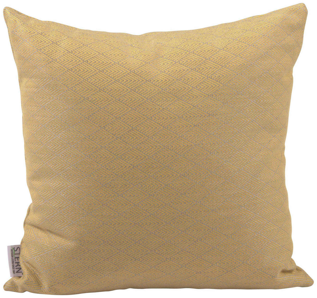 OUTDOOR-KISSEN Raute  - Gelb, Design, Textil (45/45cm) - Stern