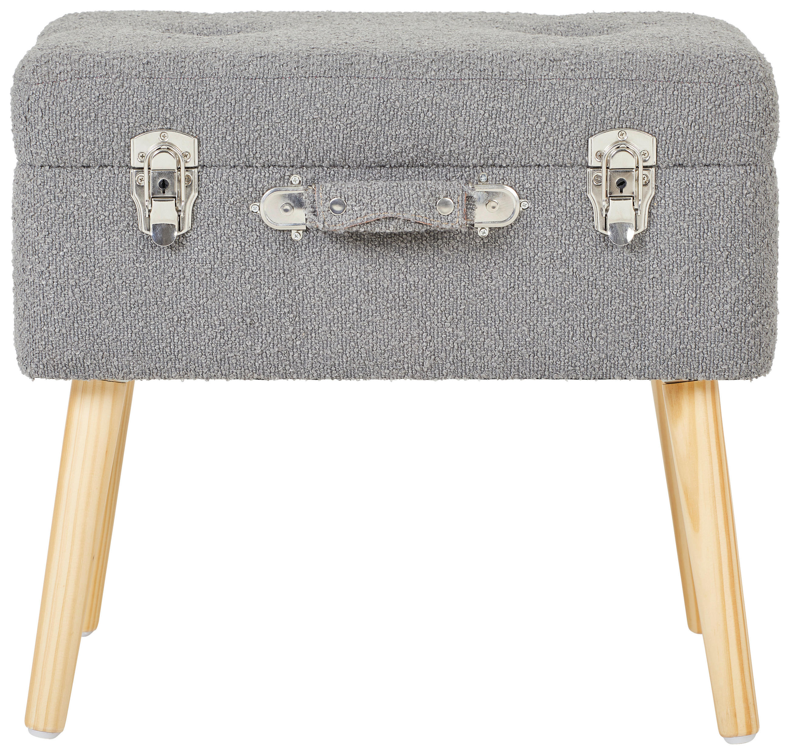 ÜLŐKE - natúr színű/világosbarna, Trend, faalapú anyag/textil (50/46/35cm) - Xora