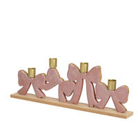 LJUSSTAKE  - ljusrosa, Basics, trämaterial (5/48/13cm)