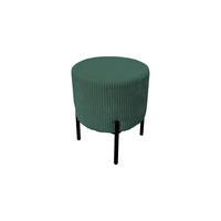 POUF Dunkelgrün Textil  - Dunkelgrün, Design, Textil (38/46/38cm) - MID.YOU