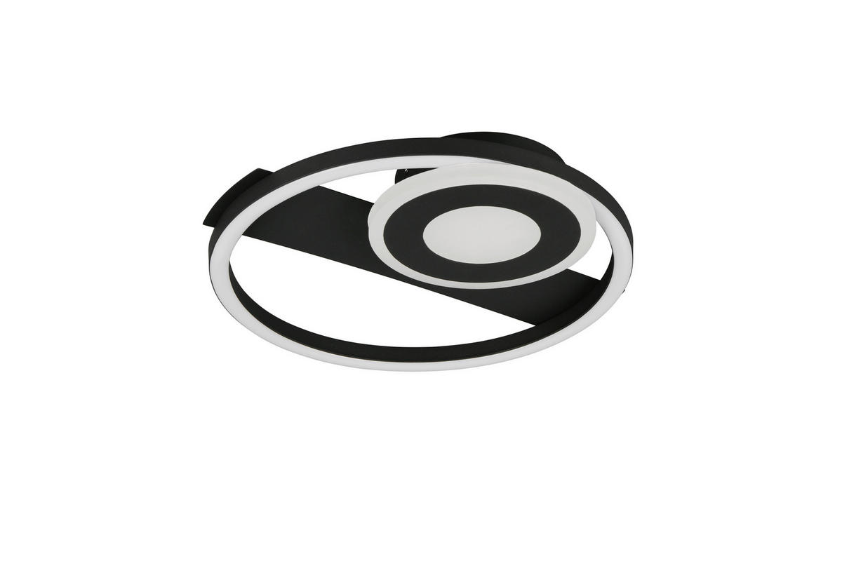 PLAFONIERĂ CU LED - alb/negru, Basics, plastic/metal (32,0/30,5/5,0cm)