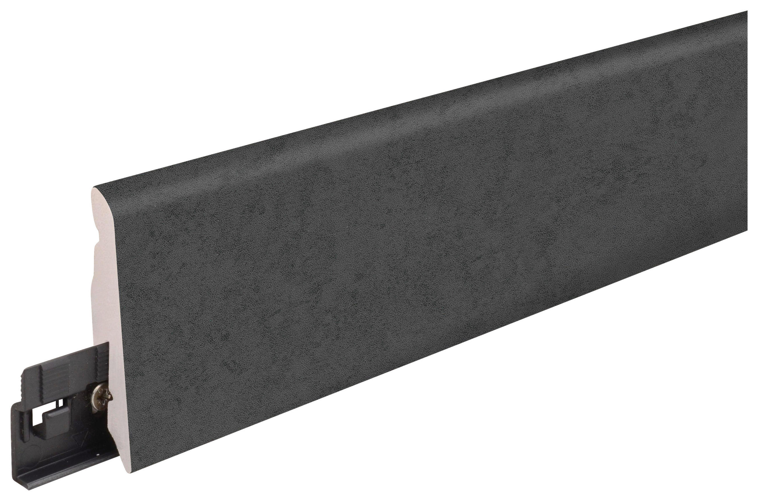 SOCKELLEISTE - Anthrazit, Basics, Kunststoff (240/5,8/1,2cm)