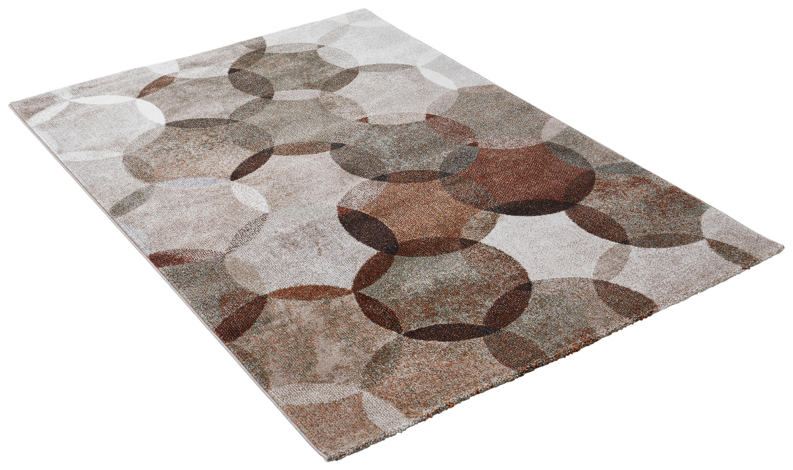 Thumbnail - Esprit Webteppich Modernina, Braun, Beige, Rotbraun, Textil, Graphik, rechteckig, 200x290 cm, Textiles Vertrauen - Oeko-...