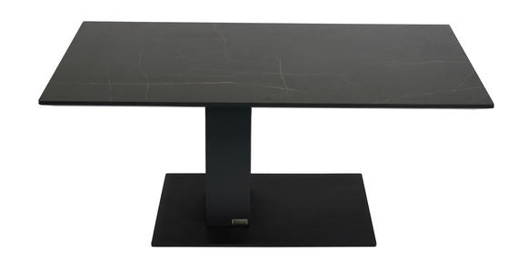 COUCHTISCH rechteckig Anthrazit, Schwarz 110/59/47-66 cm  - Anthrazit/Schwarz, Design, Keramik/Holzwerkstoff (110/59/47-66cm) - Dieter Knoll