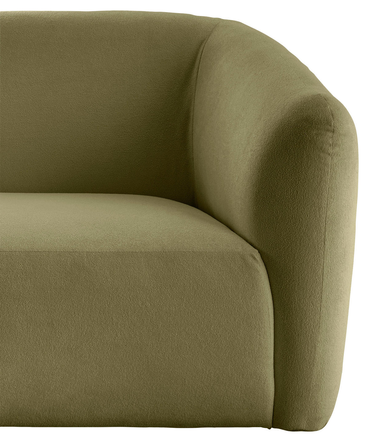 ECKSOFA in Mikrofaser Grün  238/107 cm  - Schwarz/Grün, MODERN, Kunststoff/Textil (238/107cm) - Livetastic
