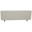 SCHLAFSOFA Lia in Webstoff Taupe  - Taupe/Schwarz, Design, Textil/Metall (197/84/92,5cm) - Hom`in