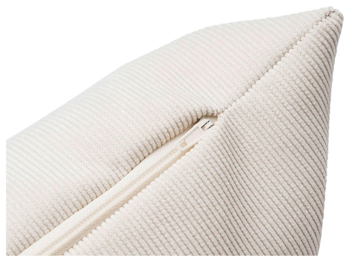 DEKORAČNÝ VANKÚŠ 50/50 cm - sivobiela, Basics, textil (50/50cm) - Novel