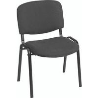 KONFERENCIJSKA STOLICA  siva  metal, plastika, tekstil  - siva/crna, Moderno, metal/tekstil (54/80/55cm)