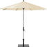 SONNENSCHIRM 300 cm Creme - Silberfarben/Creme, KONVENTIONELL, Textil/Metall (300cm) - Glatz