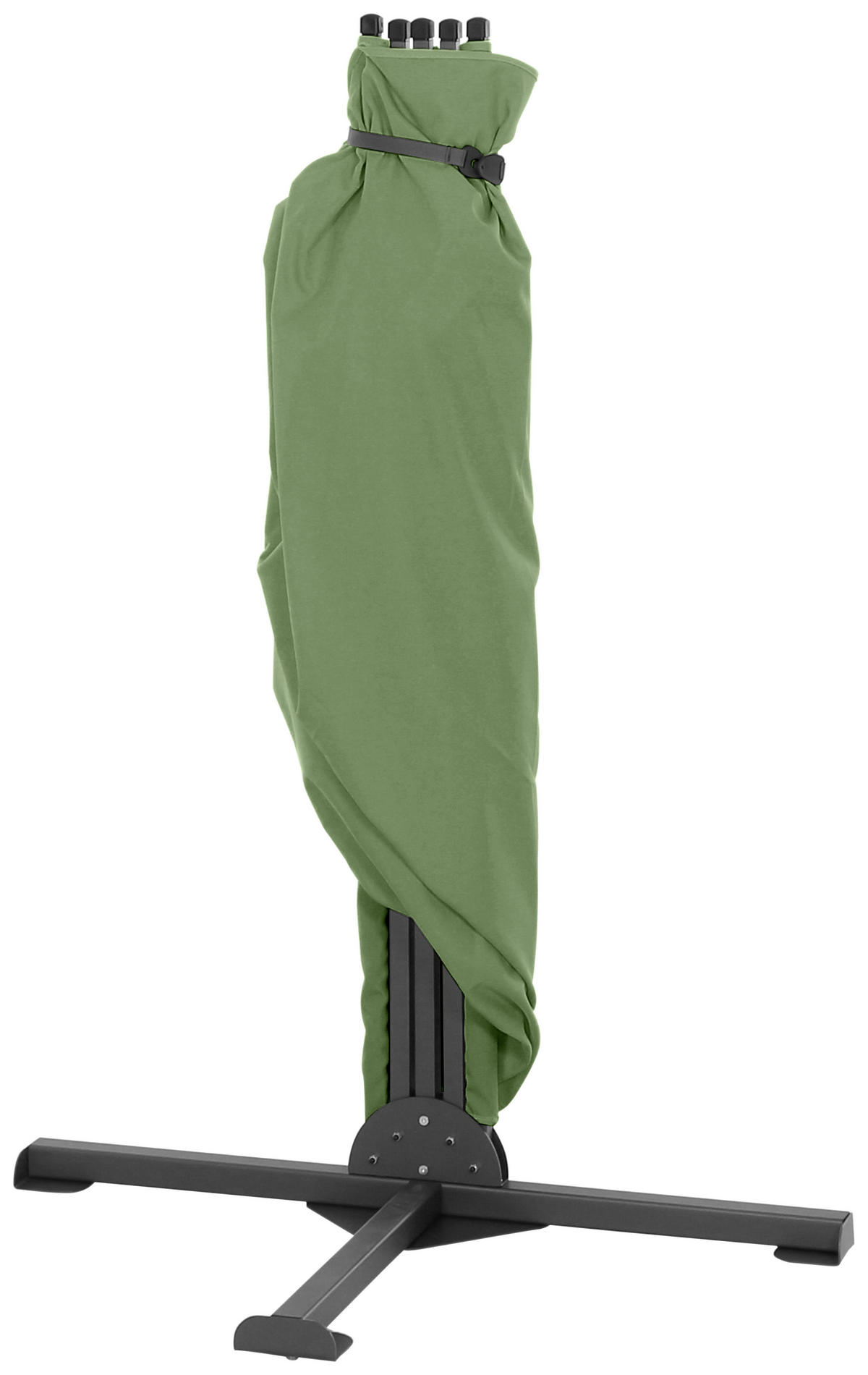 SICHTSCHUTZ - Anthrazit/Olivgrün, KONVENTIONELL, Textil/Metall (280/150cm) - Siena Garden