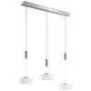 LED-HÄNGELEUCHTE 96/20/100-160 cm  - Chromfarben/Weiß, Design, Glas/Metall (96/20/100-160cm)