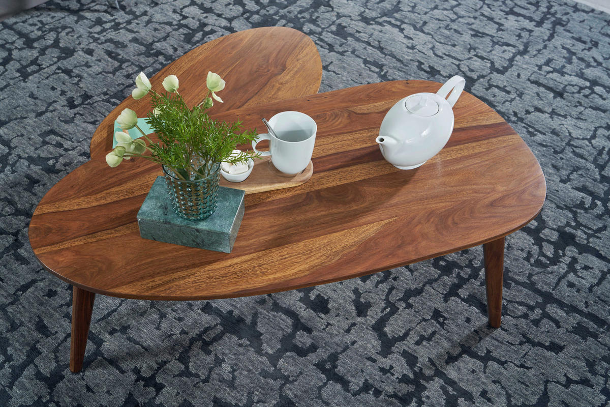 KONFERENČNÍ STOLEK, hnědá, dřevo, 100/50/42 cm - hnědá, Design, dřevo (100/50/42cm) - P & B