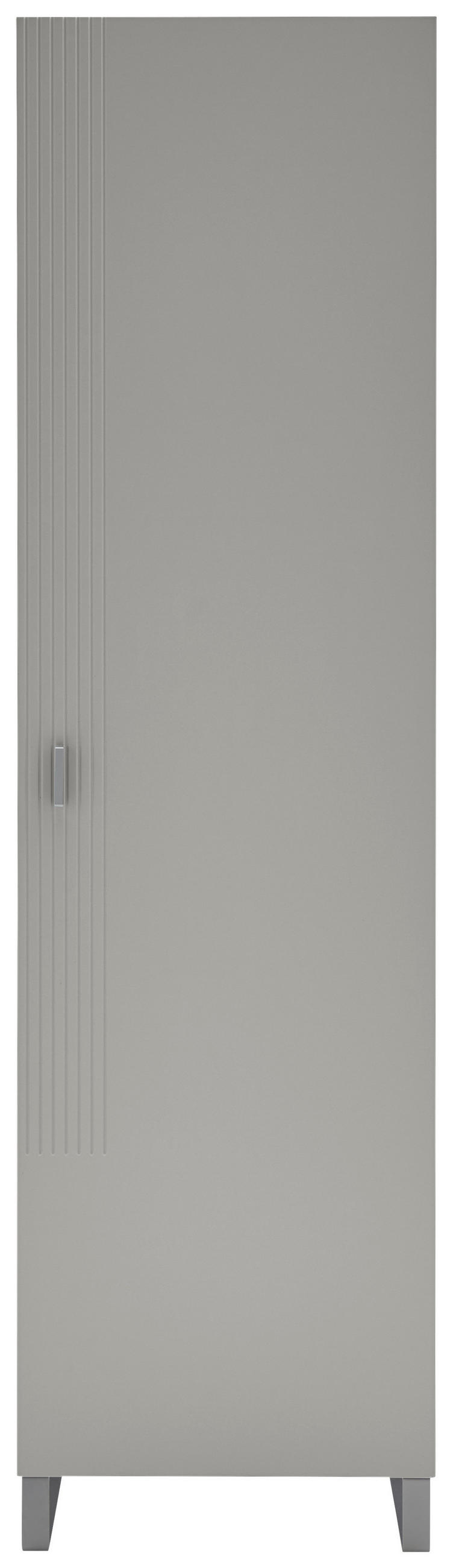 GARDEROBENSCHRANK in 52/192/36 cm - Sandfarben/Eichefarben, Design, Holzwerkstoff/Metall (52/192/36cm) - Dieter Knoll