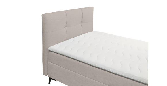 BOXBETT 120/200 cm  in Beige  - Beige, Basics, Holzwerkstoff/Textil (120/200cm) - Xora
