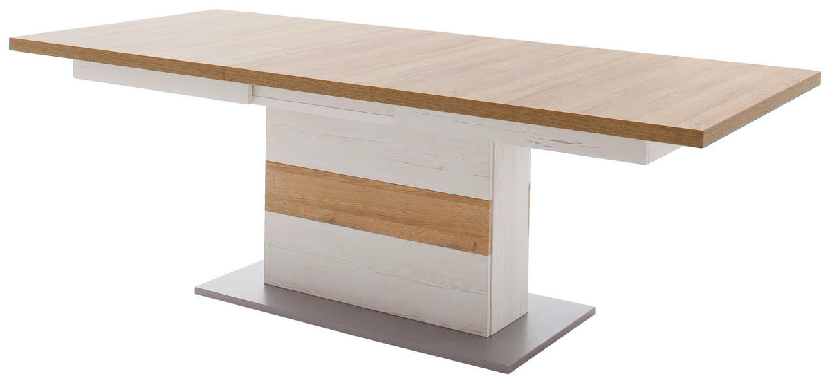 ESSTISCH in Holzwerkstoff 180-280/100/77 cm  - Eichefarben/Pinienfarben, Design, Holzwerkstoff (180-280/100/77cm) - MID.YOU