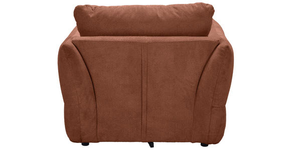 SESSEL in Webstoff Rostfarben  - Rostfarben/Schwarz, KONVENTIONELL, Textil/Metall (112/88/120cm) - Carryhome