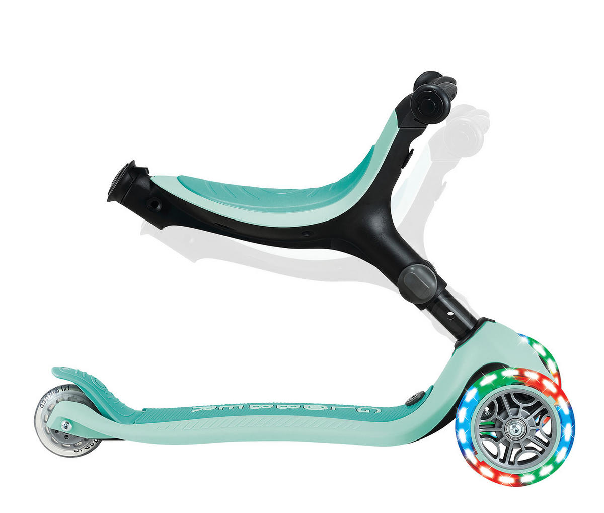 LAUFRAD GO-UP ACTIVE LIGHTS 360  - Mintgrün, Basics, Kunststoff/Metall (67/29/100cm) - GLOBBER
