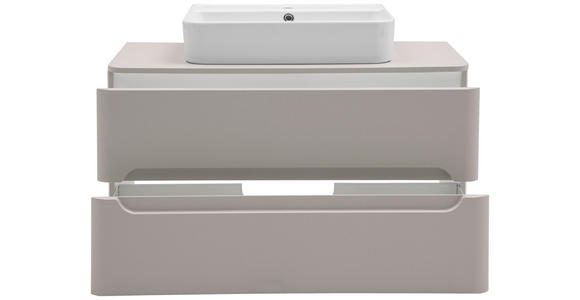 WASCHTISCHKOMBI 101 cm  - Kaschmir/Weiß, KONVENTIONELL, Keramik/Holzwerkstoff (101cm) - Xora