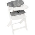 HOCHSTUHLEINLAGE Lunch  - Grau, Basics, Textil (25/50cm) - My Baby Lou