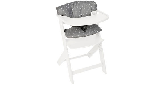 HOCHSTUHLEINLAGE Lunch - Grau, Basics, Textil (25/50cm) - My Baby Lou