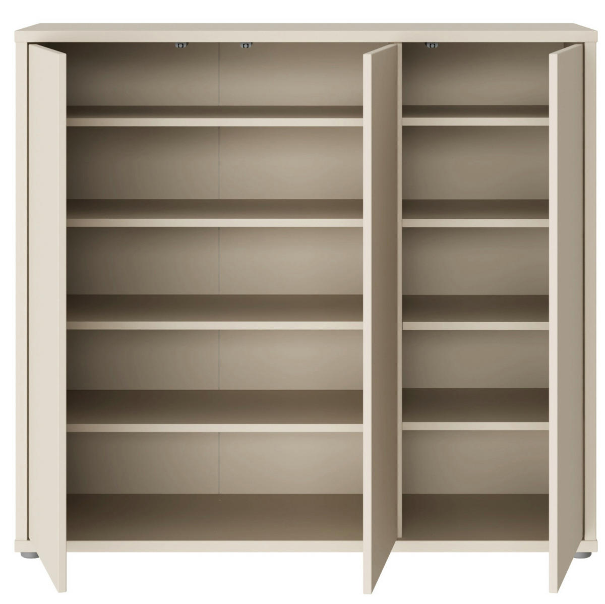 SCHUHSCHRANK Sandfarben  - Sandfarben/Grau, MODERN, Holzwerkstoff/Kunststoff (109,2/99,1/34,9cm) - Xora
