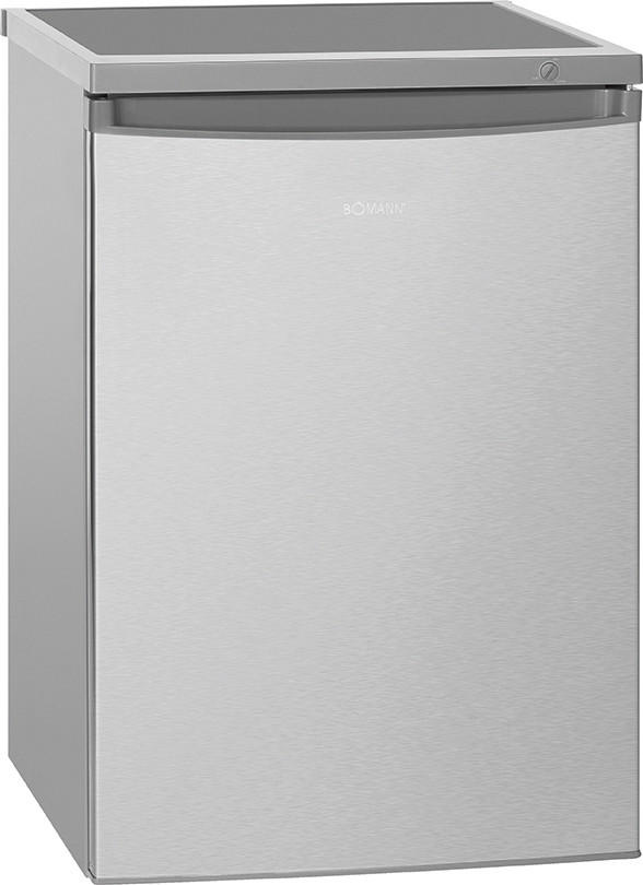 KÜHLSCHRANK 56/84,5/57,5 cm KS 2184.1  - Edelstahlfarben, Basics (56/84,5/57,5cm) - Bomann