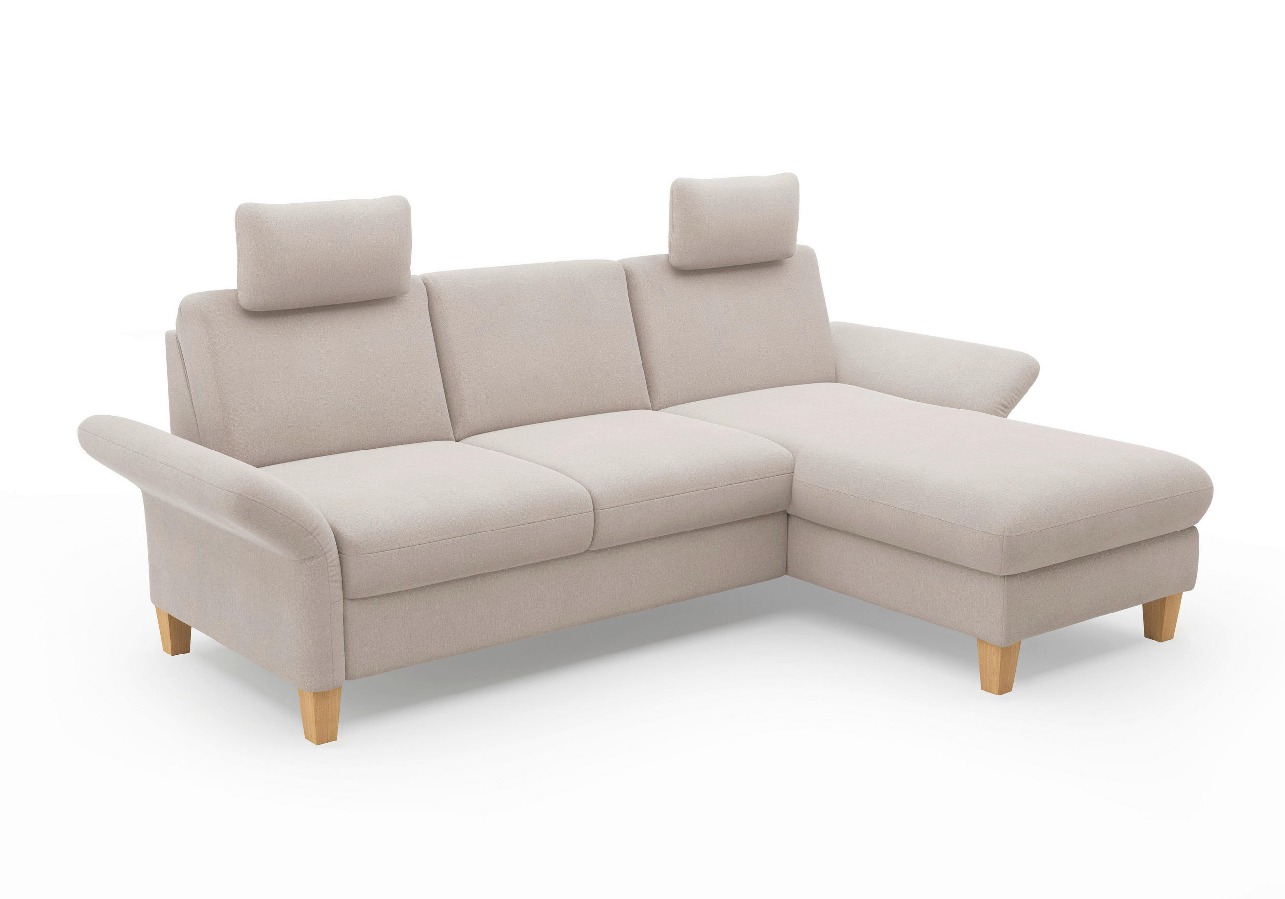 KOPFSTÜTZE - Greige, KONVENTIONELL, Textil (50/25/12cm) - Sit & More