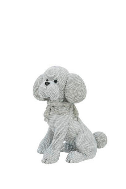 DEKOHUND - Silberfarben, Basics, Kunststoff (14,5/10/19cm)