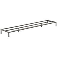 FUßGESTELL  180/13/40,5 cm  - Schwarz, Basics, Metall (180/13/40,5cm) - Novel
