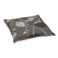 GARTENHOCKERAUFLAGE  - Dunkelgrau/Beige, Basics, Textil (50/9/50cm)