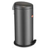 ABFALLSAMMLER CAPBOY MAXI 22 L  - Edelstahlfarben/Graphitfarben, KONVENTIONELL, Kunststoff/Metall (27/60cm) - Wesco