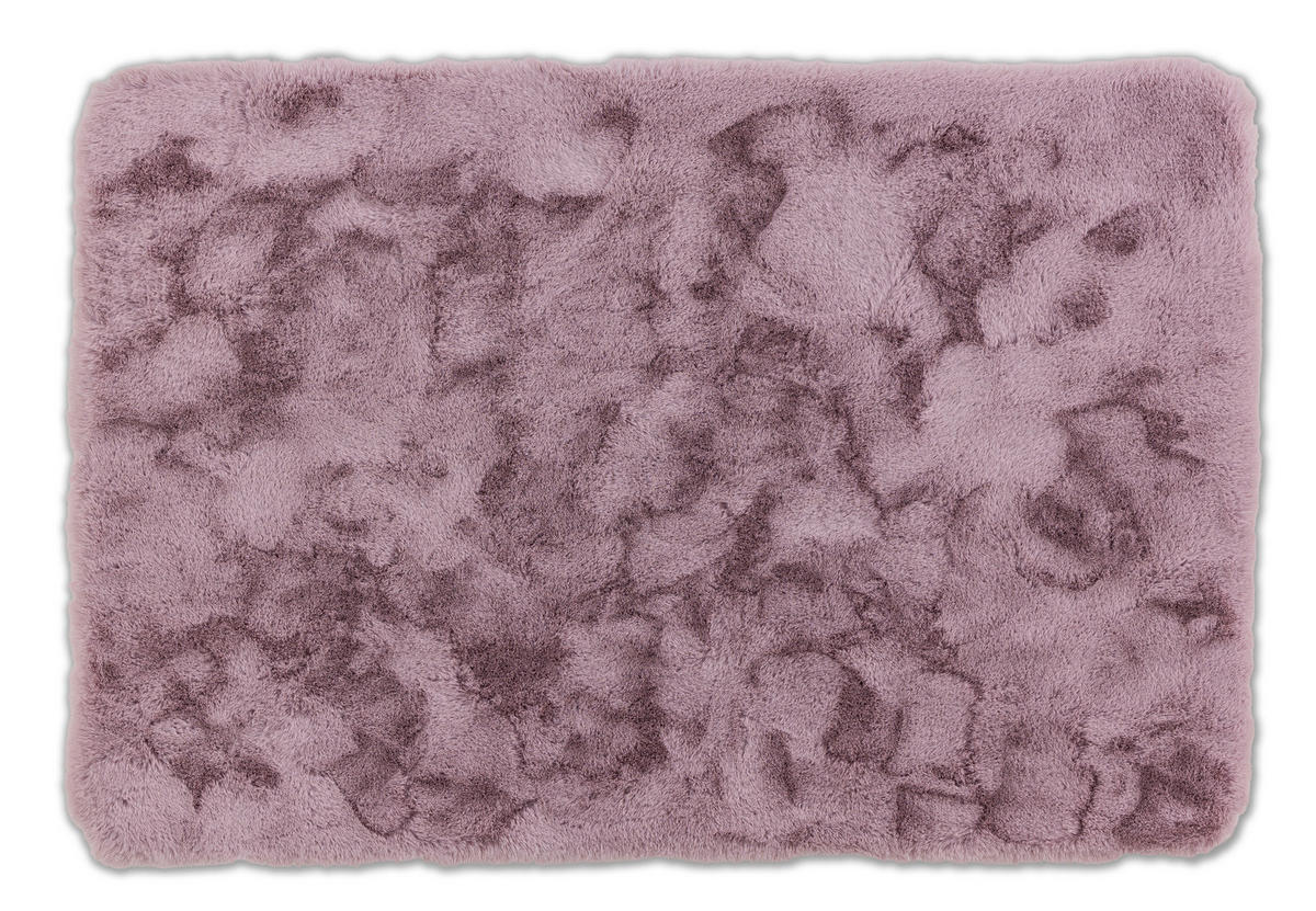 BADTEPPICH Rosa 60/90 cm  - Rosa, Basics, Textil (60/90cm) - Schöner Wohnen