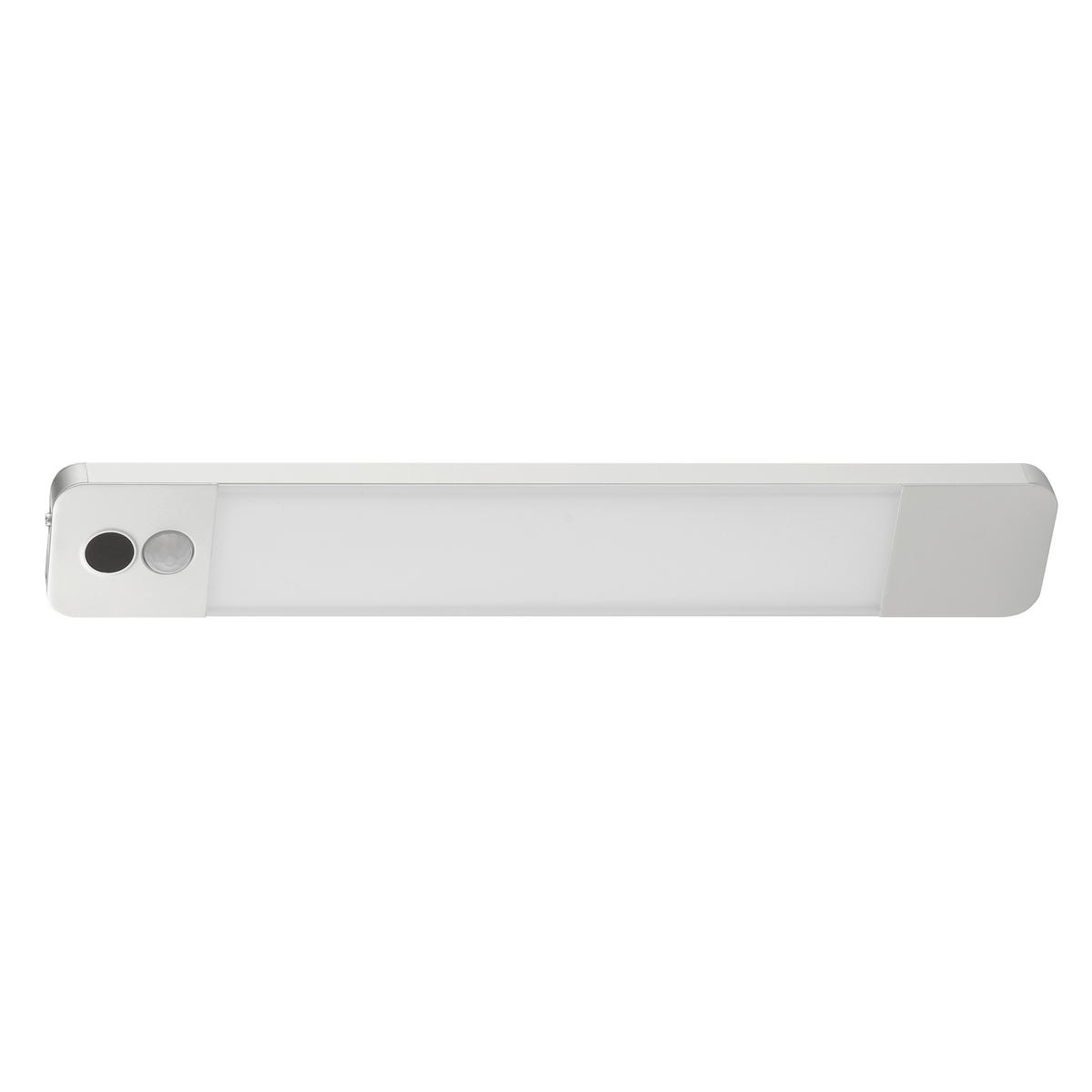 PODGRADNA SVETILJKA  - boja aluminijuma, Osnovno, metal/plastika (25/1/4cm)