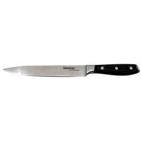 PLÁTKOVACÍ NŮŽ - tmavě hnědá/barvy nerez oceli, Konvenční, kov/kompozitní dřevo (34cm) - Homeware Profession.