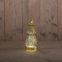 LED-DEKOLEUCHTE 10/23,5 cm   - Goldfarben, Basics, Glas (10/23,5cm) - X-Mas